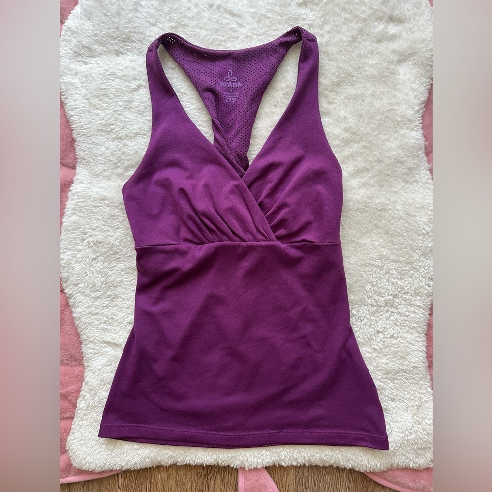 PrAna Purple Women’s Yoga Top Size Small